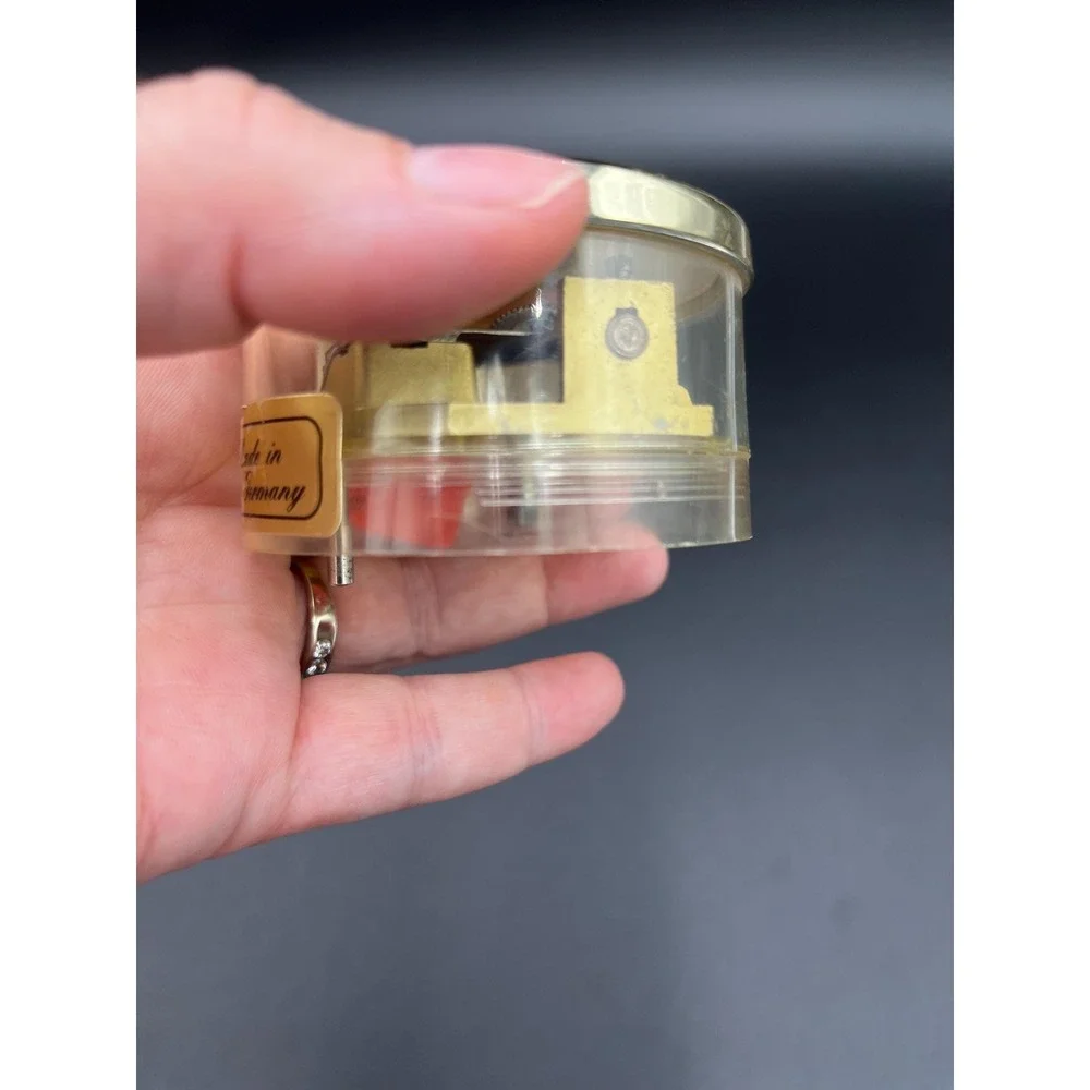 Vintage Hummel Music Box, The Wanderer, Swiss Movement